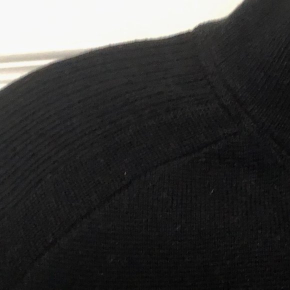 EDDIE BAUER Men's Full Zip Cotton Knit Sweater Cardigan Black Large - Picture 7 of 9